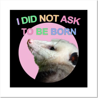 I Did Not Ask to Be Born Posters and Art